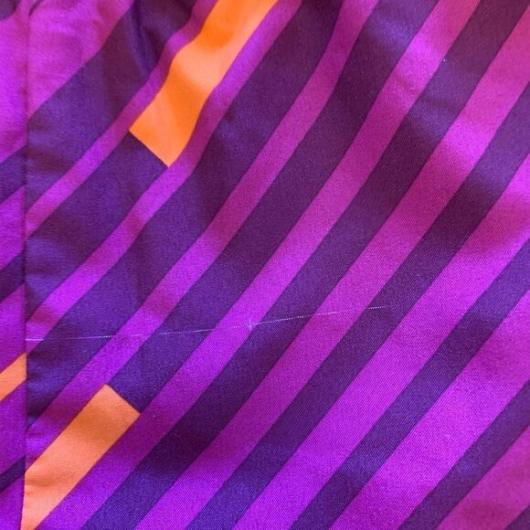 Nike DriFit Running Shorts Burgundy Neon Orange Abstract Print S - Picture 9 of 9